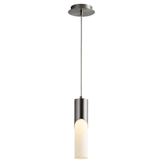 Oxygen Lighting 3-668-35 Vanity Light Fixture, UL Damp Rated, Satin Nickel - Matte White Acrylic Diffuser