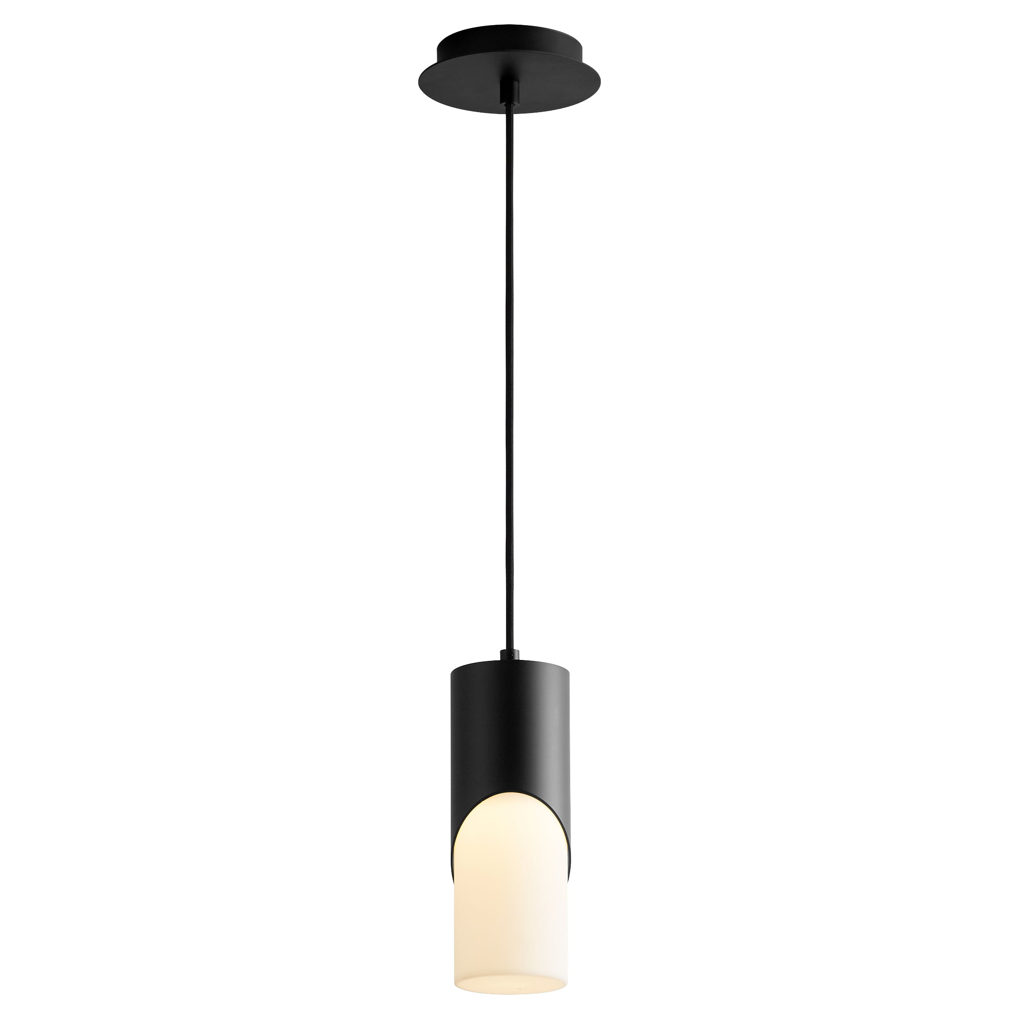 Oxygen Ellipse 3-677-215 Pendants - Black 11" Acrylic Modern Design