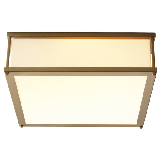 Oxygen Lighting 3-683-35 Ceiling Mount, UL Damp Rated, Aged Brass