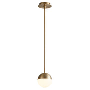 Oxygen Lighting 3-6900-3540 Pendant, UL Damp Rated, Aged Brass
