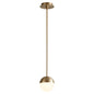 Oxygen Lighting 3-6900-3540 Pendant, UL Damp Rated, Aged Brass
