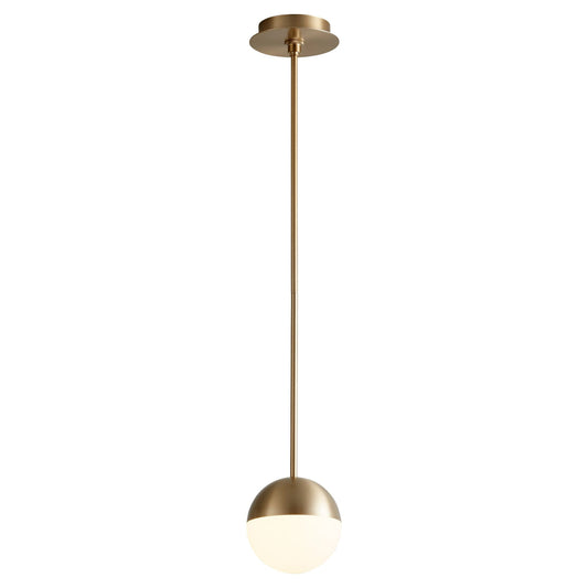 Oxygen Lighting 3-6900-3524 Pendant, UL Damp Rated, Satin Nickel