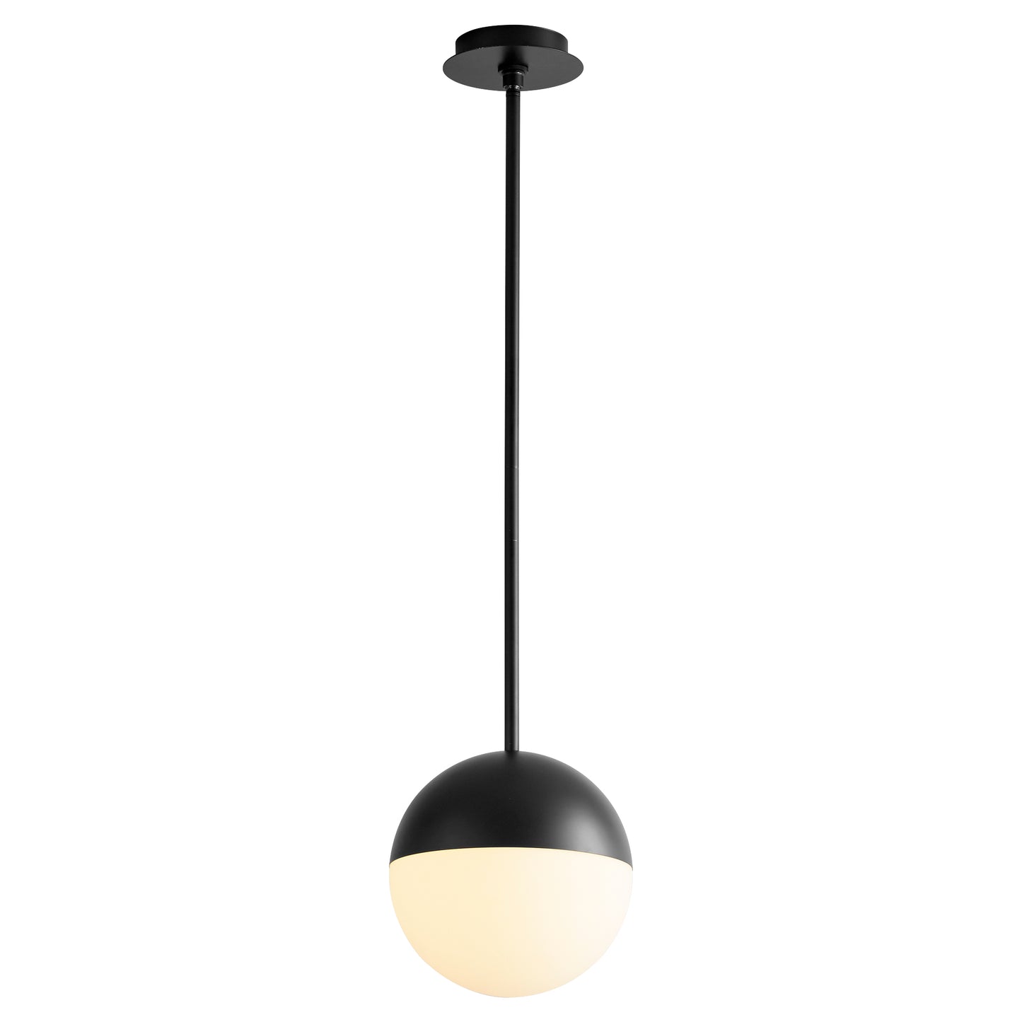 Oxygen LUNA 3-6902-4015 LED Globe Pendant Light 10 inch, 4000K - Black