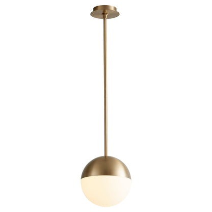 Oxygen Lighting 3-6902-3540 Pendant, Modern LED, Aged Brass