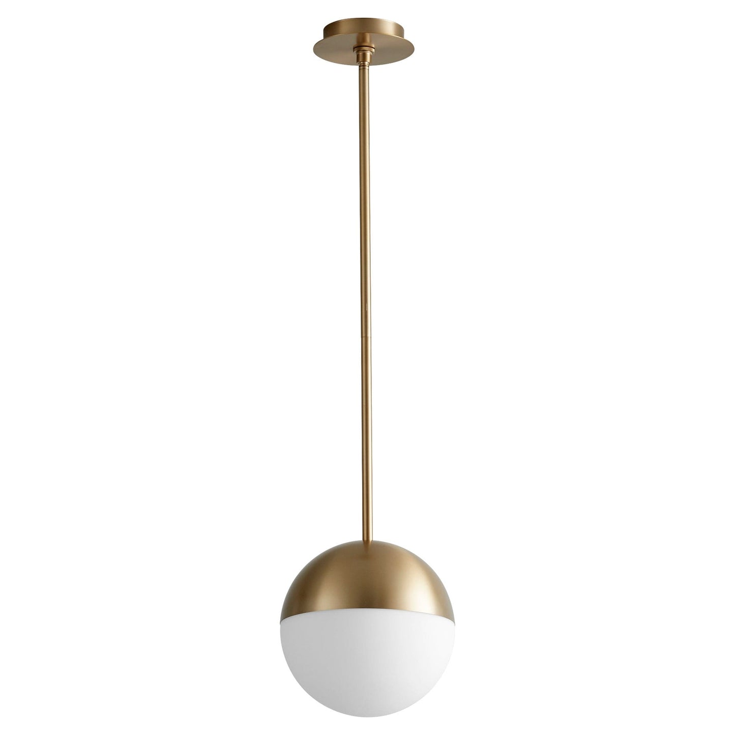 Oxygen Lighting 3-6902-3540 Pendant, Modern LED, Aged Brass