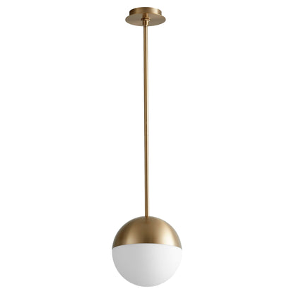 Oxygen Lighting 3-6902-3540 Pendant, Modern LED, Aged Brass