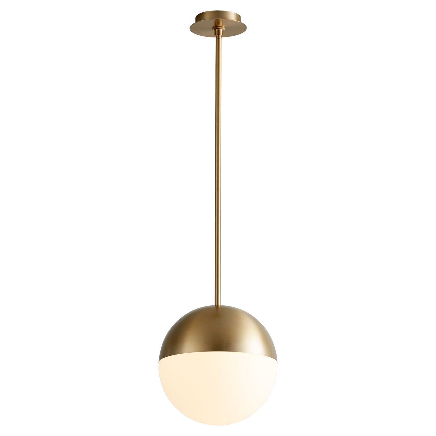 Oxygen Lighting 3-6903-4015 Pendant, UL Damp Rated, Aged Brass
