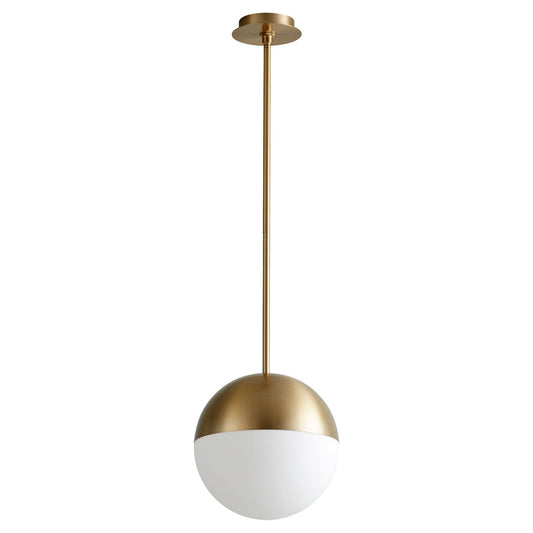 Oxygen Lighting Mondo 3-6903-3540 Pendant, UL Damp Rated, Aged Brass