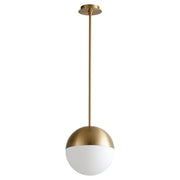 Oxygen Lighting 3-6903-4024 Pendant Light Fixture, UL Damp Rated, Satin Nickel