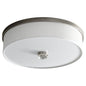 Oxygen Lighting 3-694-40 Ceiling Mount Fixture, UL Damp Rated, Satin Nickel