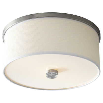 Oxygen Lighting 3-695-27 Modern LED Echo 24 Ceiling Mount, UL Damp Rated, Satin Nickel