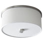 Oxygen Lighting 3-695-27 Modern LED Echo 24 Ceiling Mount, UL Damp Rated, Satin Nickel