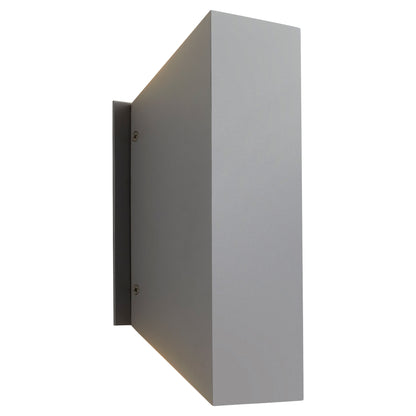 Oxygen Duo 3-702-16 Outdoor Wall Sconce Light - Grey