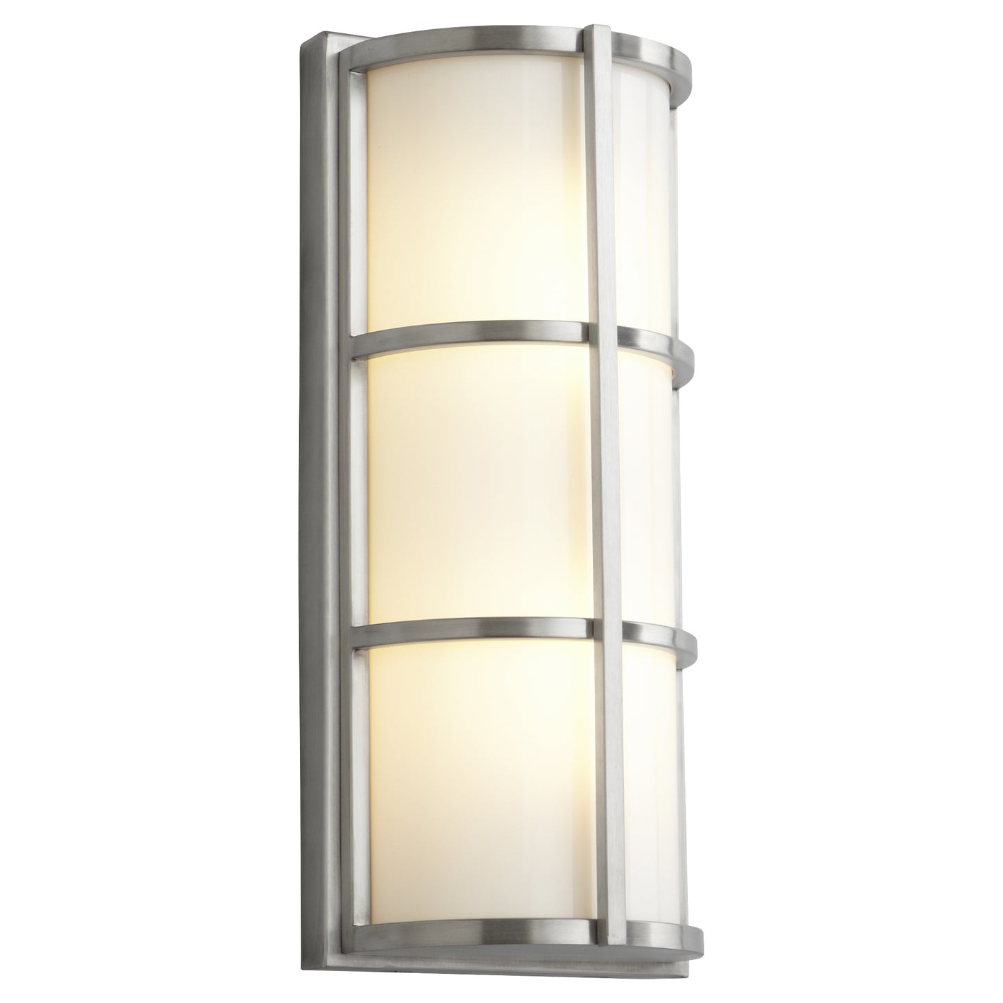 Oxygen Leda 3-712-224-EM Outdoor Wall Sconce Light - Satin Nickel