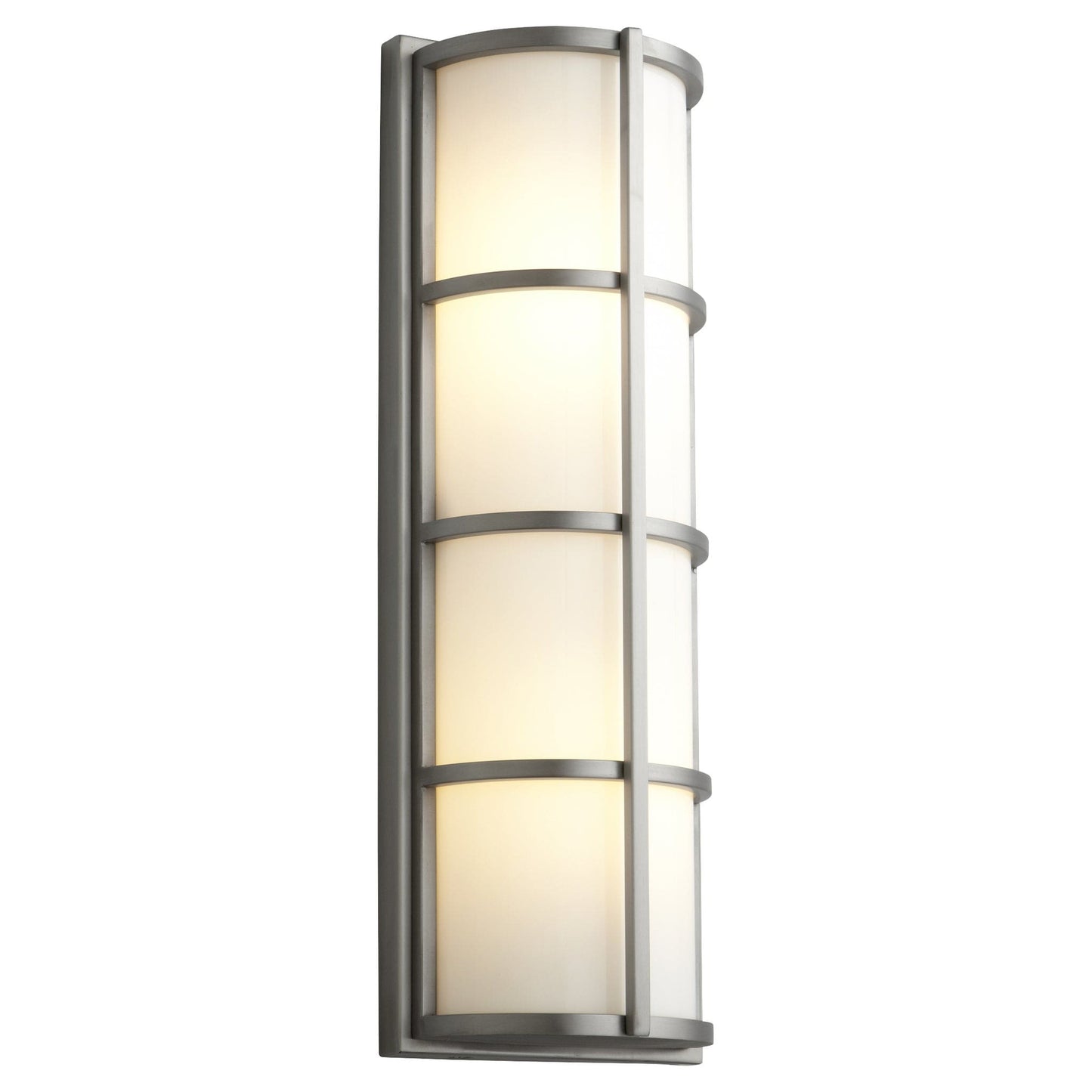 Oxygen Lighting 3-713-27 Exterior Light Fixture, UL Wet Rated, Satin Nickel