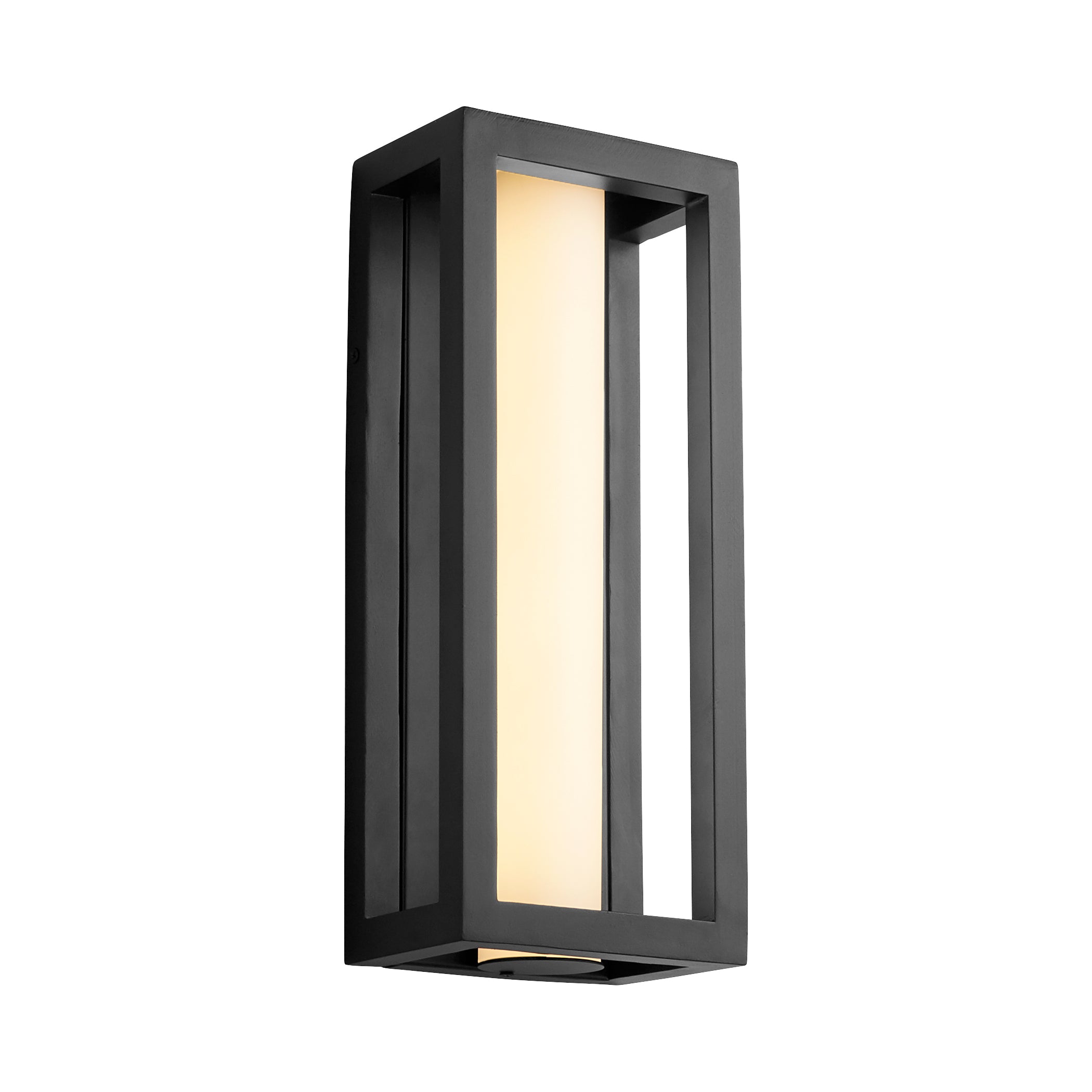 Oxygen Aperto 3-723-15 Outdoor Wall Sconce Medium 16 Inch Lantern Light 3000K Transitional - Black