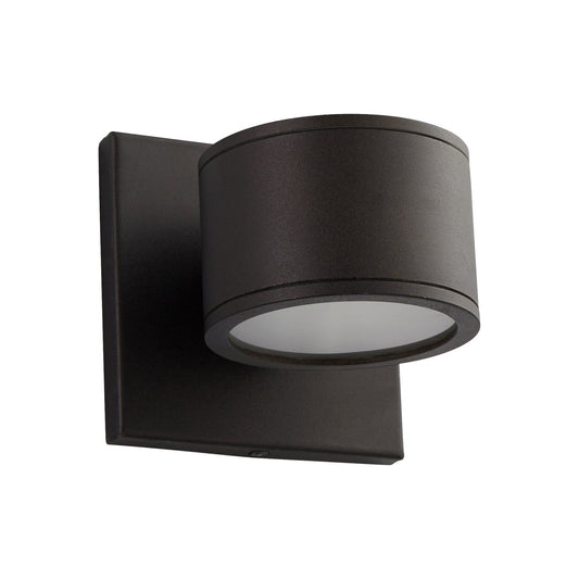 Oxygen Lighting 3-727-27 Exterior Light Fixture, UL Wet Rated, Oiled Bronze - Frosted Glass Diffuser