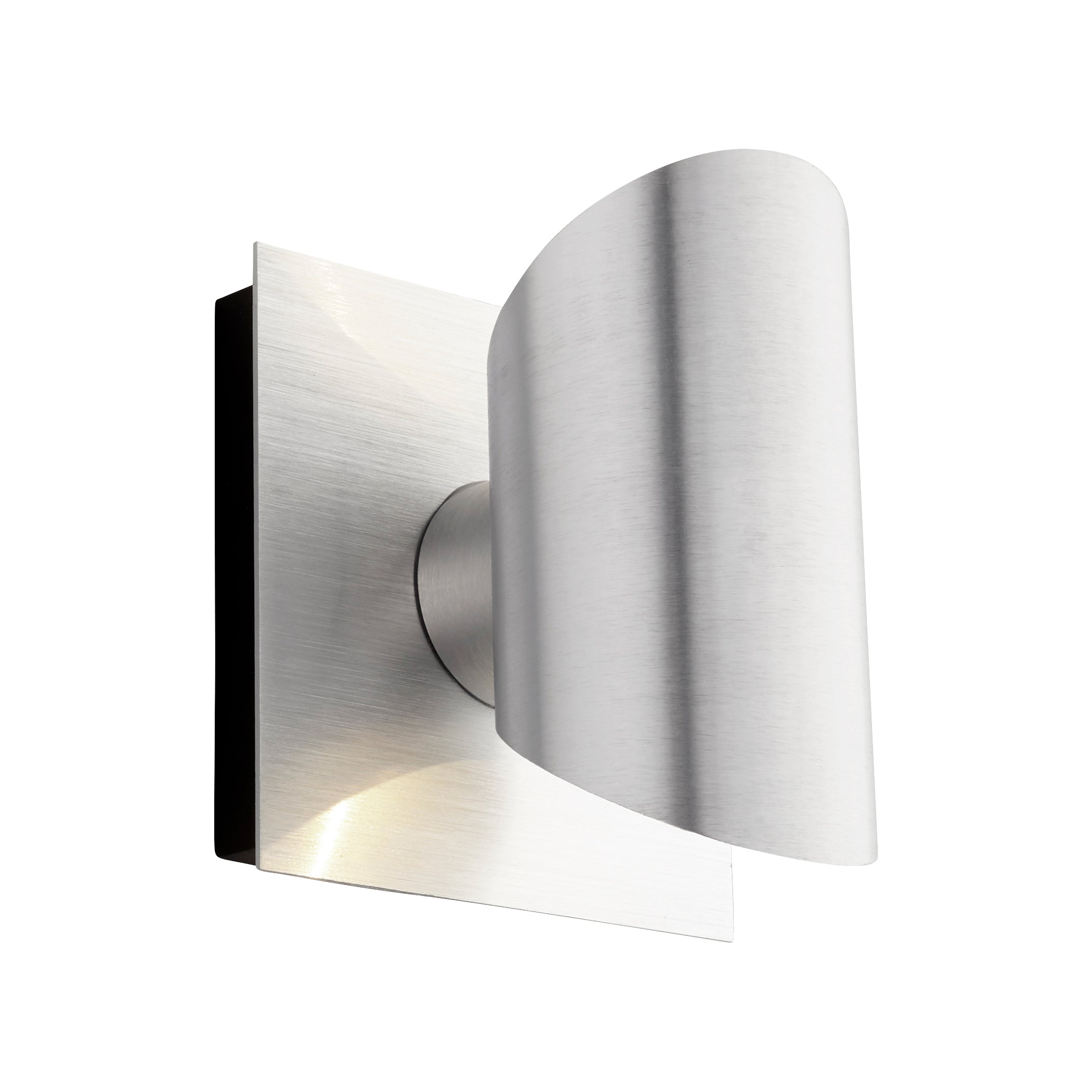 Oxygen Caliber 3-733-16 Outdoor Wall Sconce Light - Brushed Aluminum