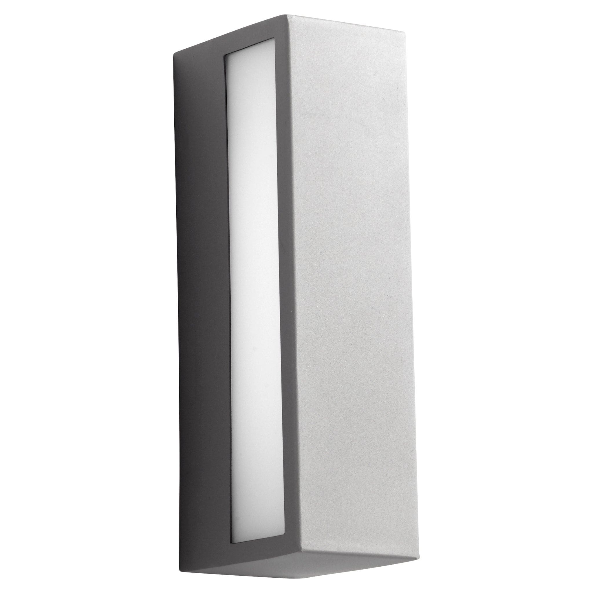 Oxygen Maia 3-740-16 Outdoor Bi Directional Wall Sconce 10 Inch White Lens 3000K Modern - Grey