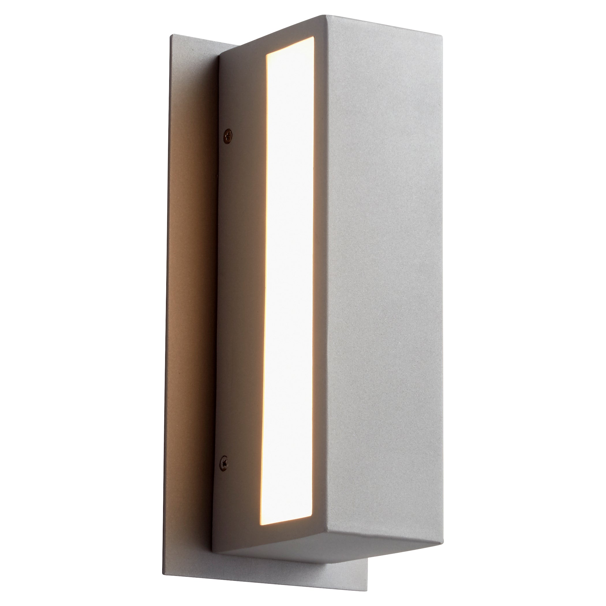 Oxygen Maia 3-740-16 Outdoor Bi Directional Wall Sconce 10 Inch White Lens 3000K Modern - Grey