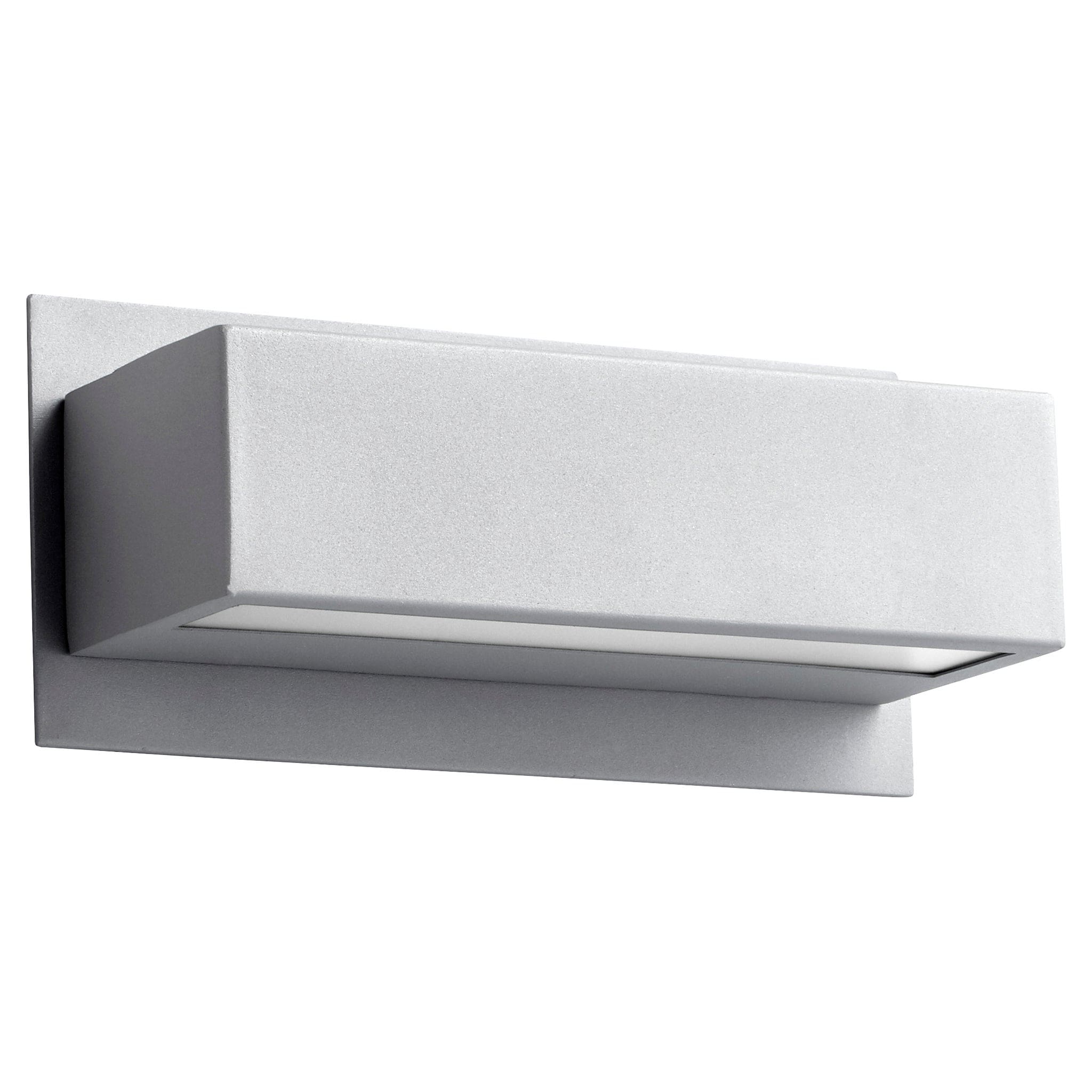 Oxygen Maia 3-740-16 Outdoor Bi Directional Wall Sconce 10 Inch White Lens 3000K Modern - Grey