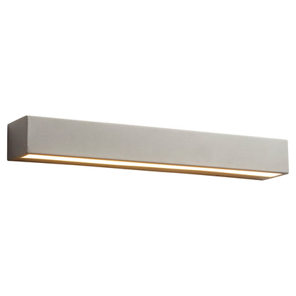 Oxygen MAIA 3-742-16 Outdoor Bi Directional Wall Sconce 23 Inch White Lens 3000K Modern - Grey