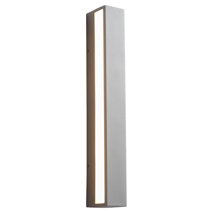 Oxygen MAIA 3-742-16 Outdoor Bi Directional Wall Sconce 23 Inch White Lens 3000K Modern - Grey