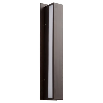 Oxygen Maia 3-742-22 Outdoor Bi Directional Wall Sconce 23 Inch White Lens 3000K Modern - Oiled Bronze