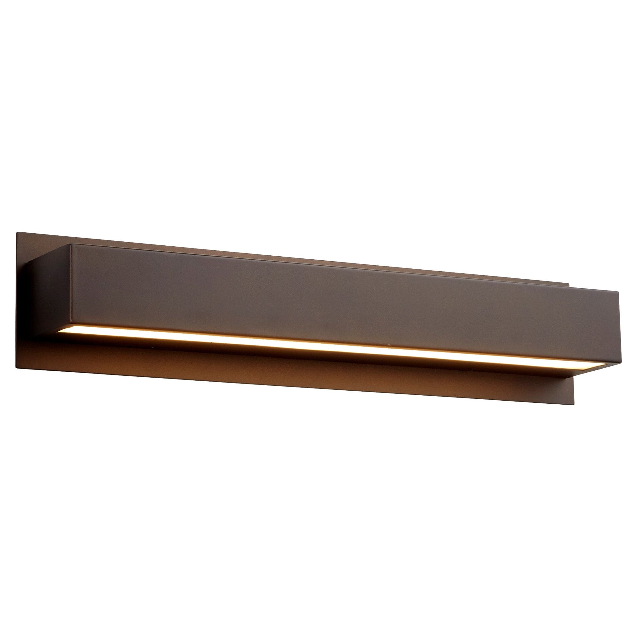 Oxygen Maia 3-742-22 Outdoor Bi Directional Wall Sconce 23 Inch White Lens 3000K Modern - Oiled Bronze