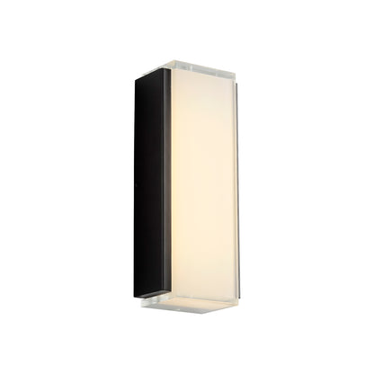 Oxygen Helio 3-744-15 Outdoor Wall Sconce Light - Black