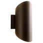 Oxygen Lighting 3-731-35 Exterior Vanity Light Fixture, UL Wet Rated, Oiled Bronze - Frosted Glass