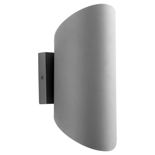 Oxygen Lighting 3-752-40 Exterior Light Fixture, UL Wet Rated, Gray - Frosted Glass Diffuser