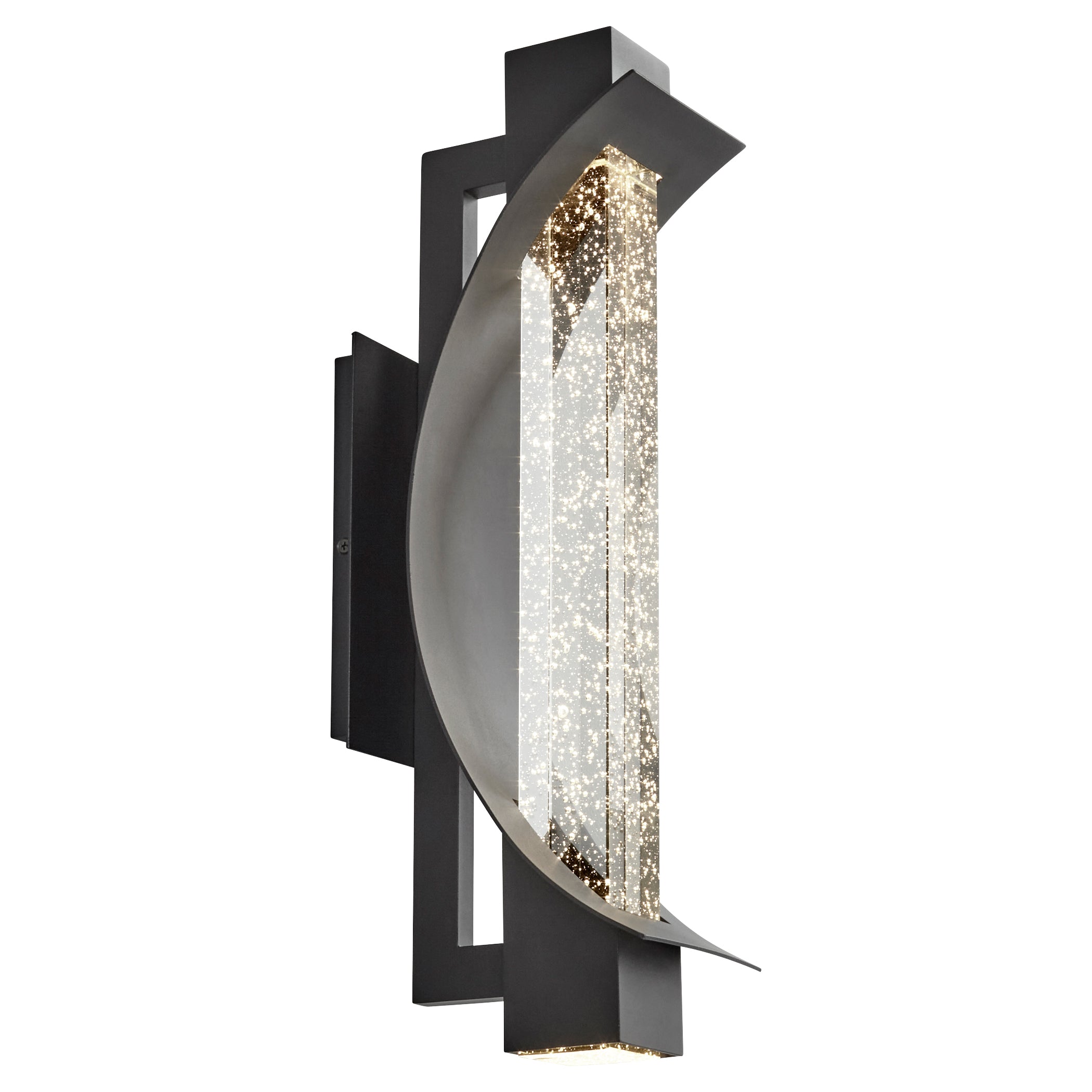 Oxygen Albedo 3-771-15 Outdoor 19 Inch Wall Sconce Light Modern - Black
