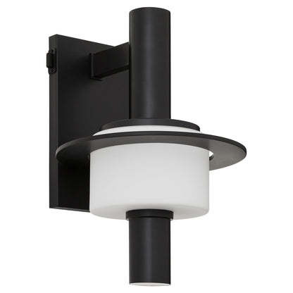 Oxygen Lighting Janus 3-790-15 Outdoor Wall Fixture, UL Wet Rated, Black