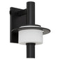 Oxygen Lighting Janus 3-790-15 Outdoor Wall Fixture, UL Wet Rated, Black