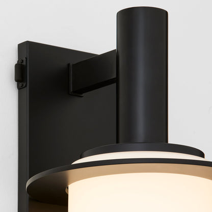 Oxygen Lighting Janus 3-790-15 Outdoor Wall Fixture, UL Wet Rated, Black