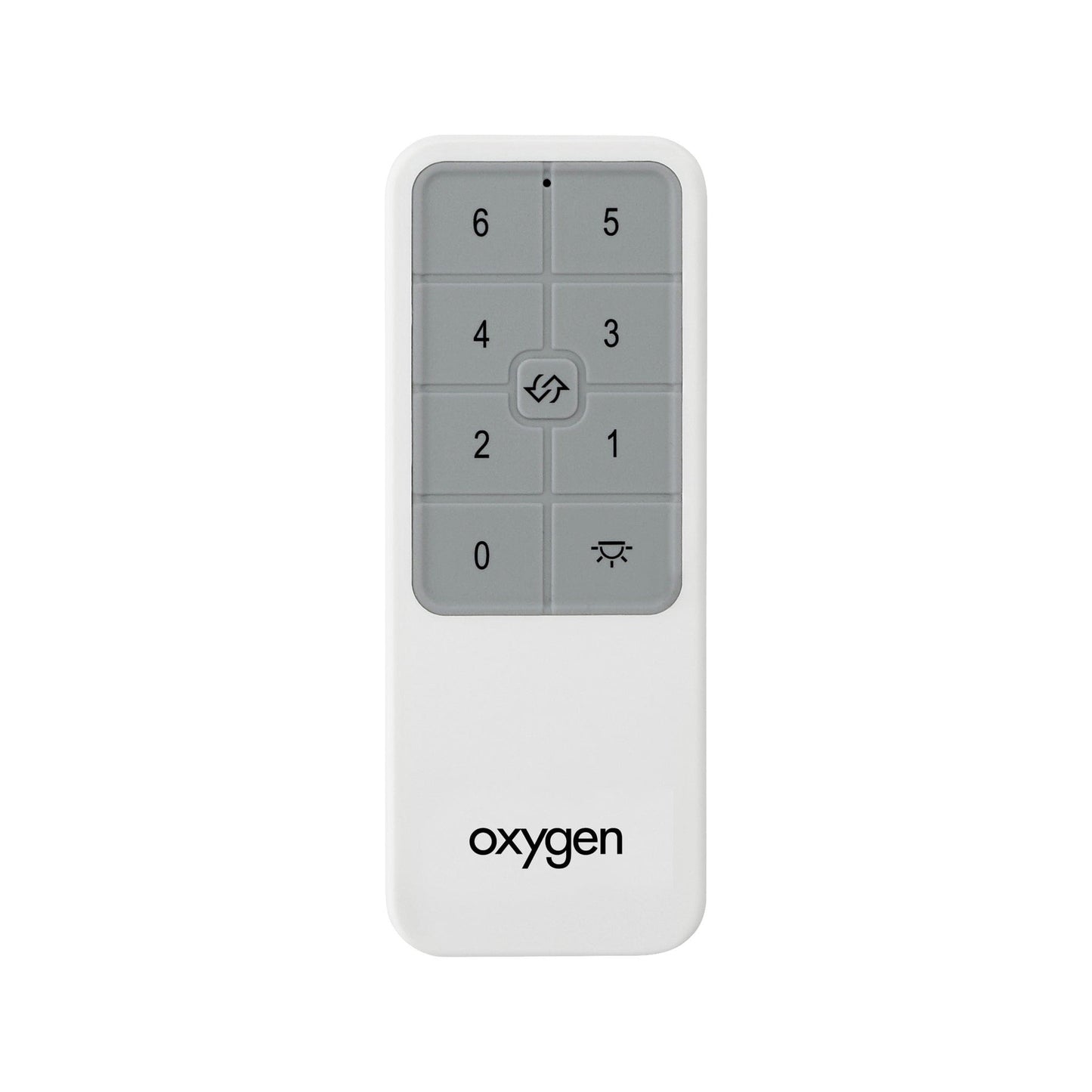 Oxygen Fan Accessory - 3-8-2001-0 Ceiling Fan Remote Control for Fleet, Alpha, Avalon, Rondure, Samaran - White