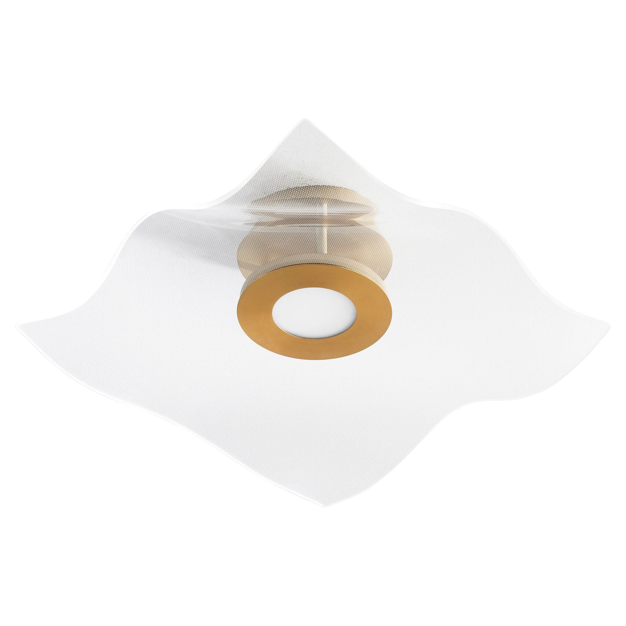 Oxygen MEDUSA Ceiling Mount Light Fixture - 3-807-40 Aged Brass, 3-807-15 Black
