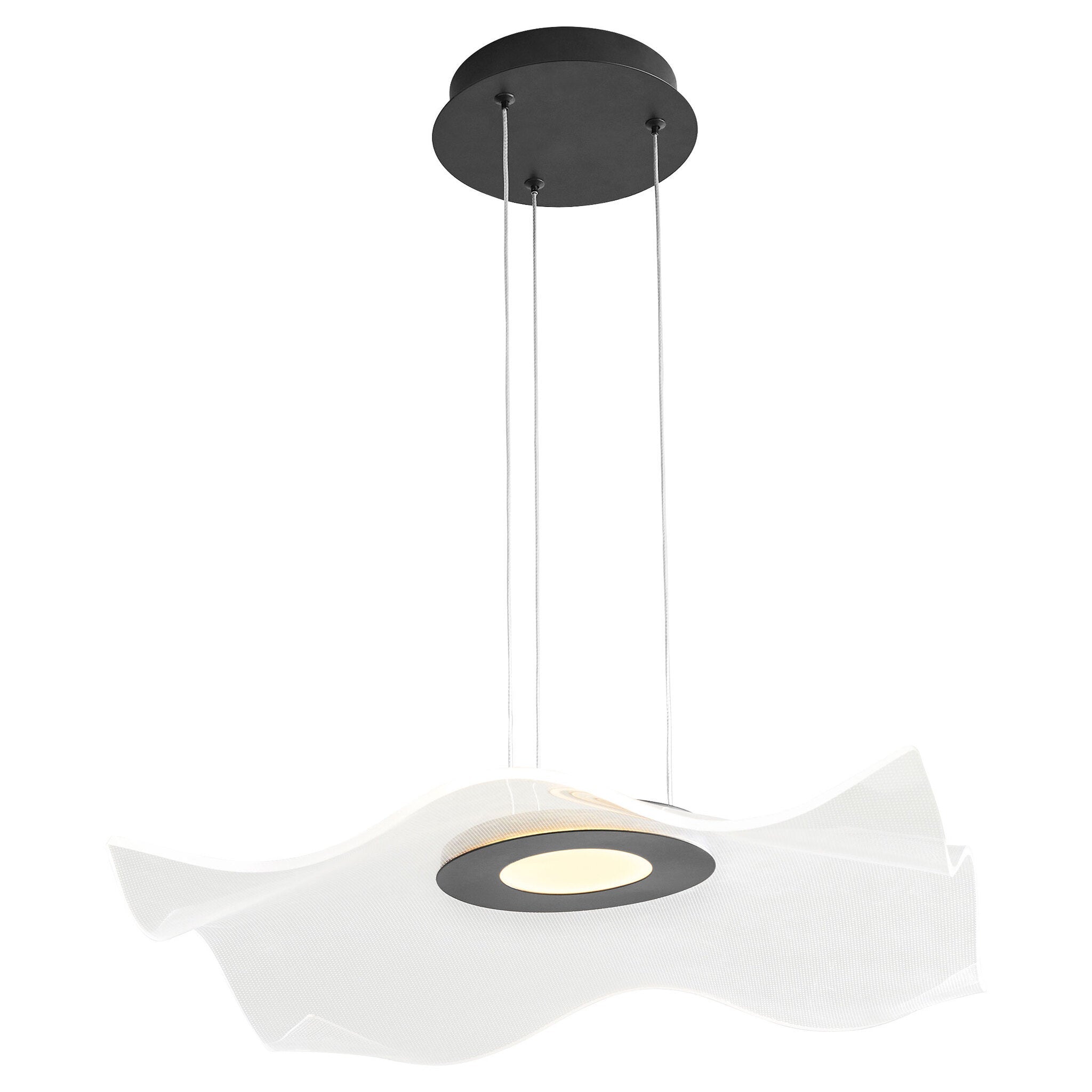 Oxygen Medusa 3-808-15 LED Pendant Light - Black, White