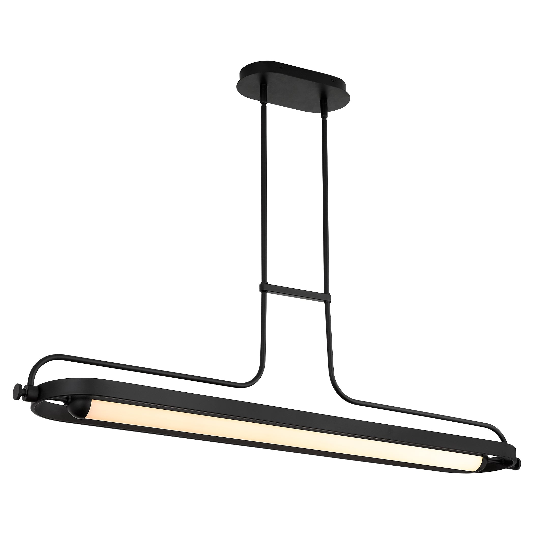 Oxygen Lighting Braem 3-812-15 Chandelier, UL Damp Rated, Black