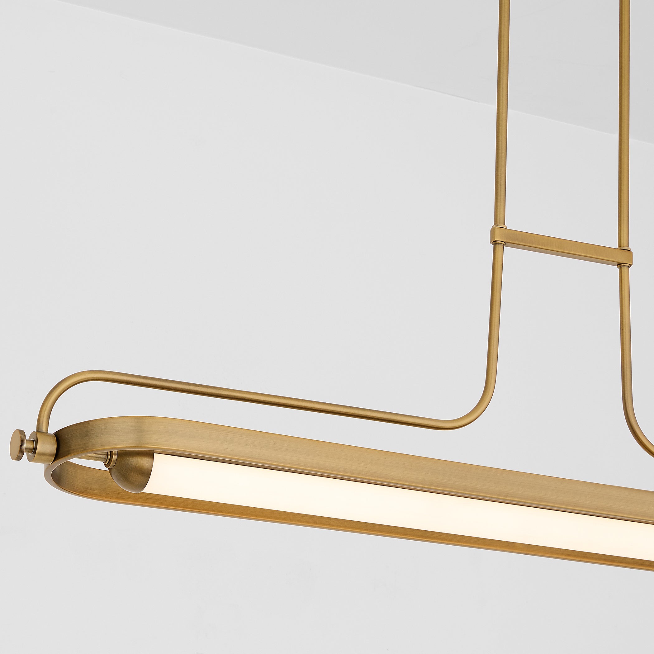 Oxygen Lighting Braem 3-812-56 Chandelier, UL Damp Rated, Brushed Brass