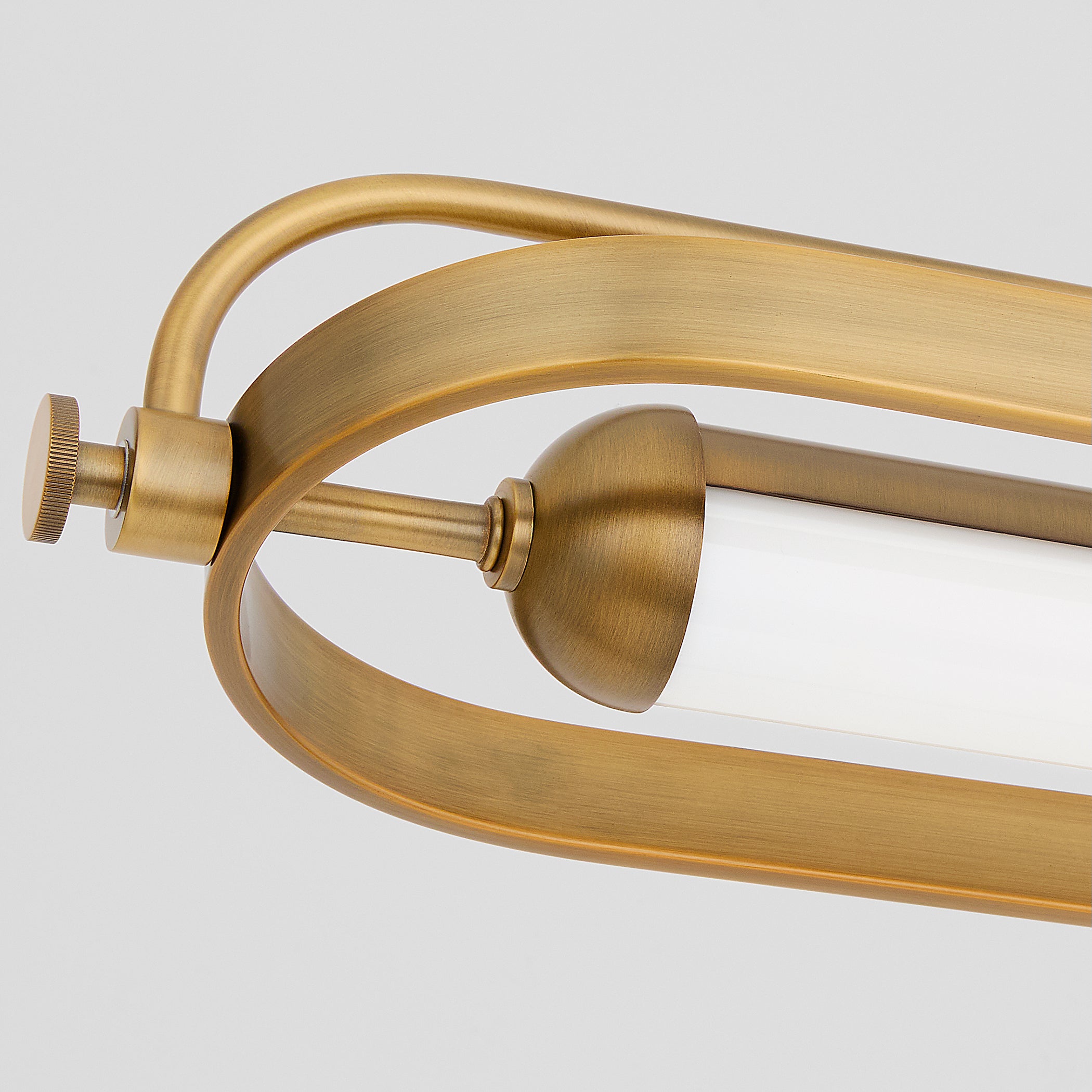 Oxygen Lighting Braem 3-812-56 Chandelier, UL Damp Rated, Brushed Brass