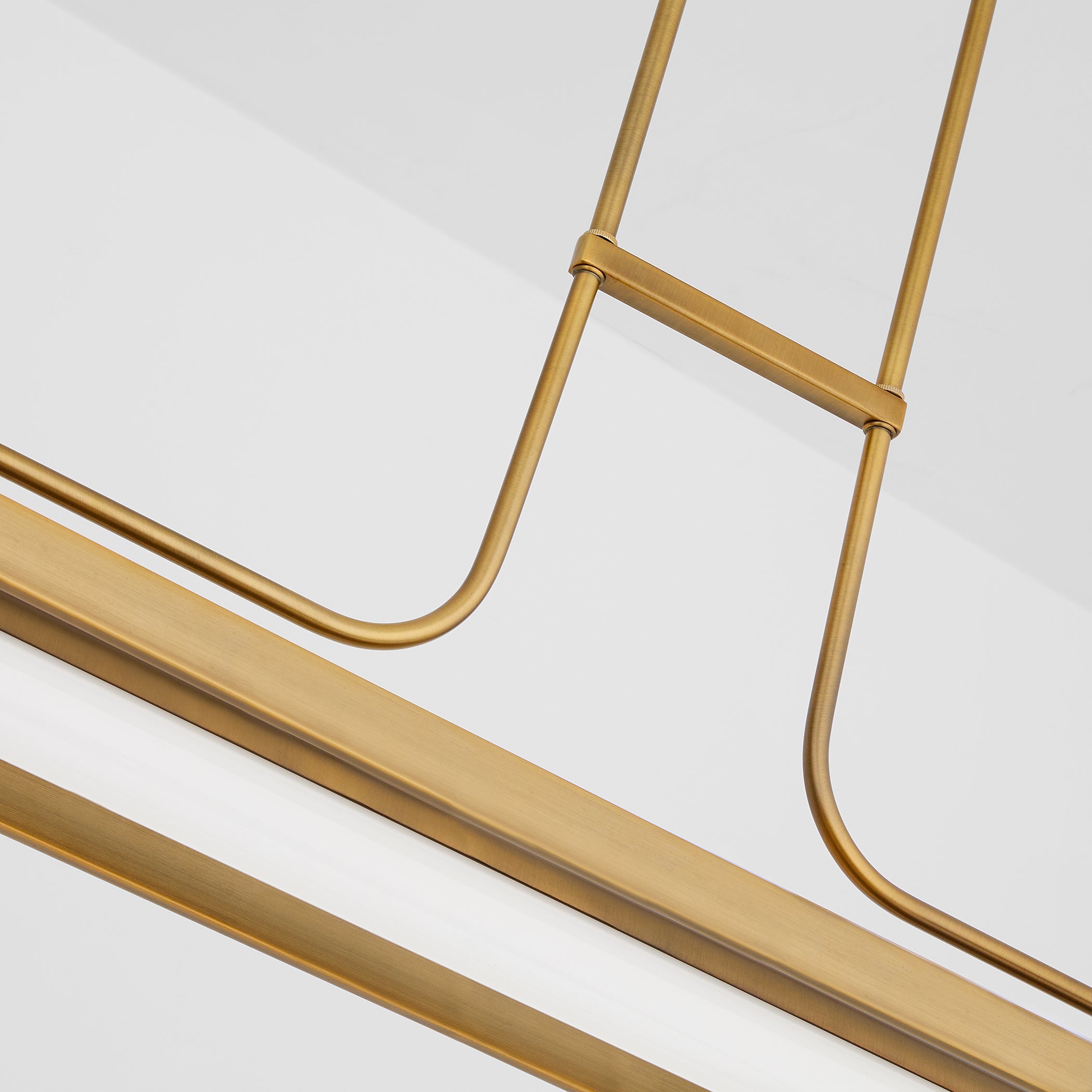 Oxygen Lighting Braem 3-812-56 Chandelier, UL Damp Rated, Brushed Brass