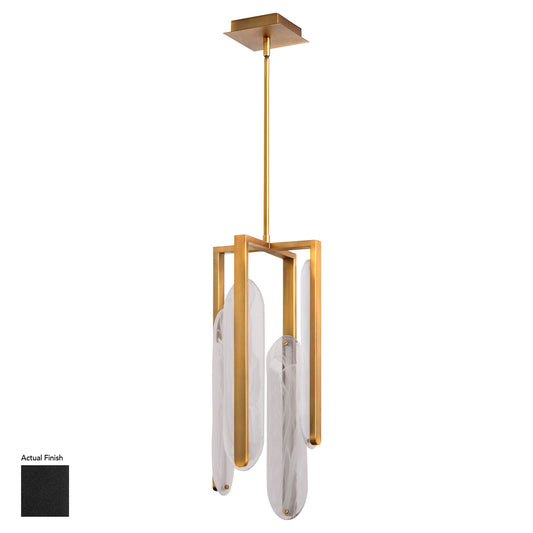 Oxygen Lighting Avian 3-8145-15 Pendant, UL Damp Rated, Black