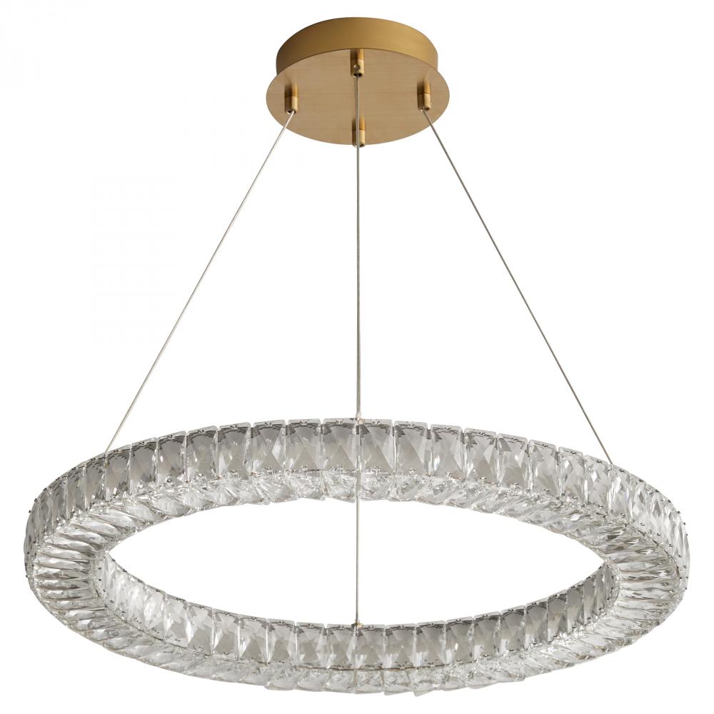Oxygen Lighting ELAN 3-874-40 Pendant Contemporary - Aged Brass