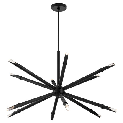 Oxygen Lighting 3-878-15 Pendant Light Fixture, UL Damp Rated, Black