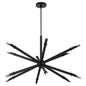 Oxygen Lighting 3-878-15 Pendant Light Fixture, UL Damp Rated, Black