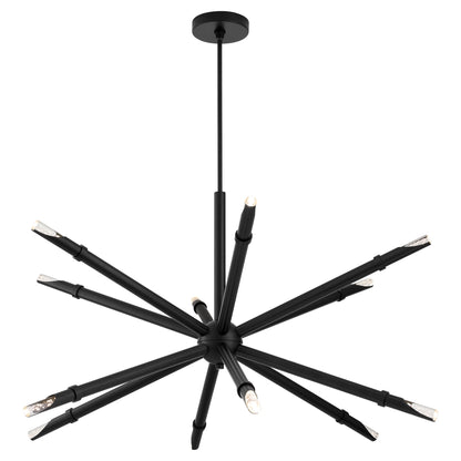 Oxygen Lighting 3-878-15 Pendant Light Fixture, UL Damp Rated, Black