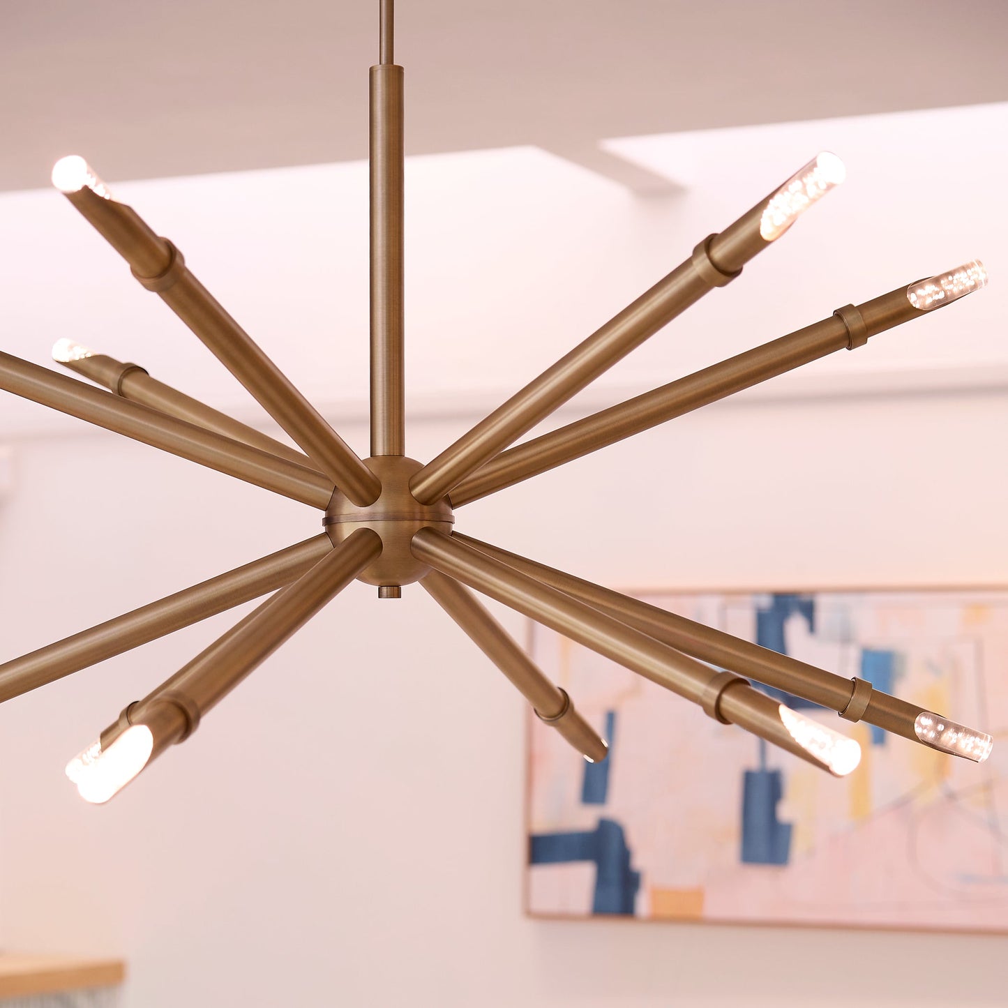 Oxygen Lighting Ionis 3-878-56 Pendant, UL Damp Rated, Brushed Brass