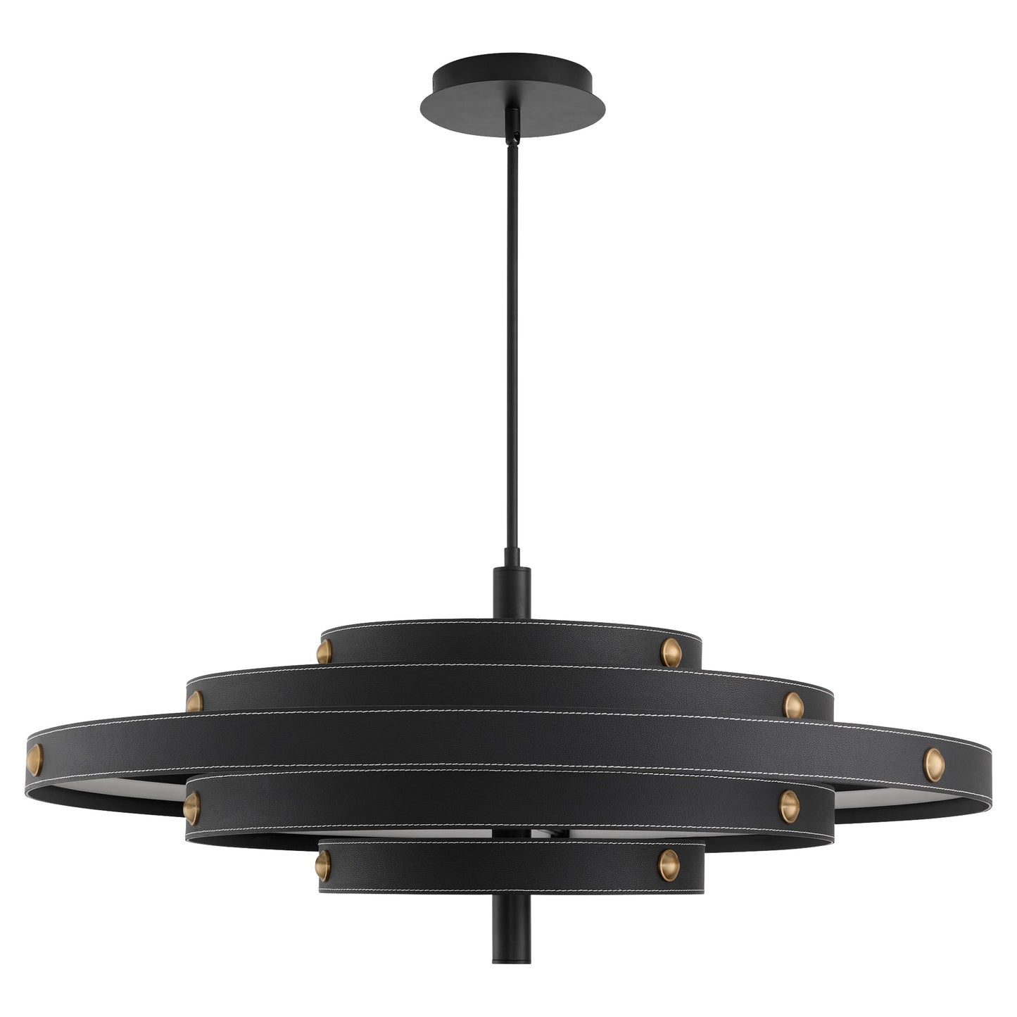 Oxygen Lighting Borealis 3-892-15 Pendant, UL Damp Rated, Black